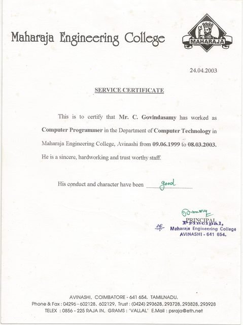 Maharaja Engineering College