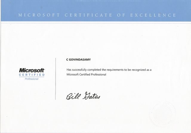 Microsoft Certified Professional